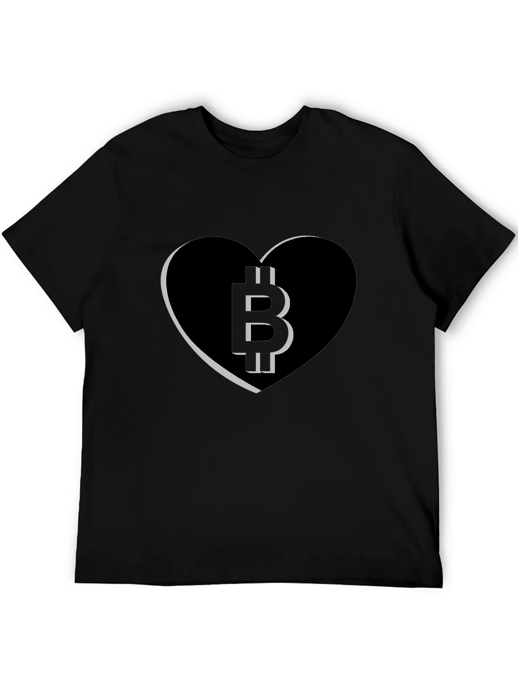 Bitcoin Heart Tee - Crypto Love T-Shirt product image 5