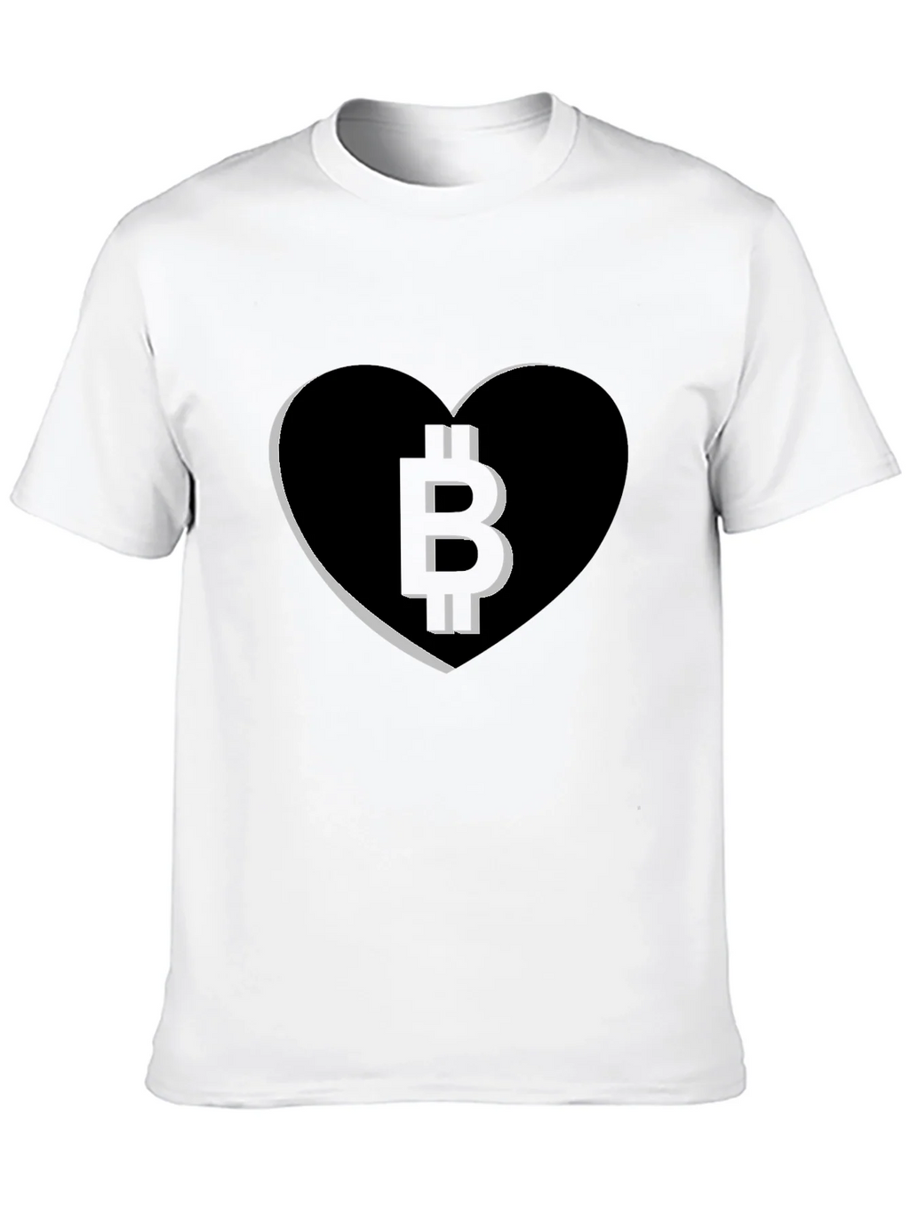 Bitcoin Heart Tee - Crypto Love T-Shirt product image 9