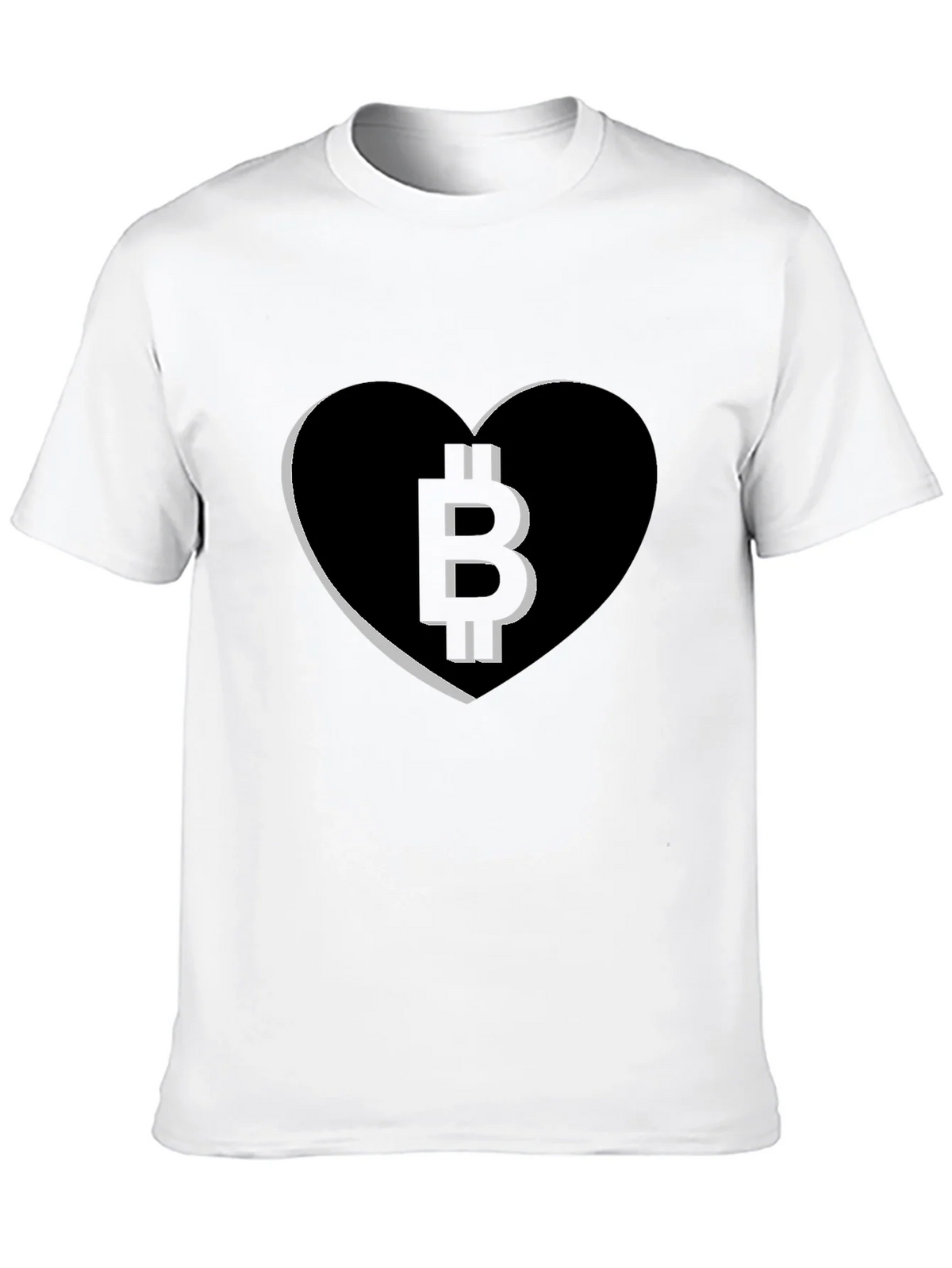 Bitcoin Heart Tee - Crypto Love T-Shirt product image 9