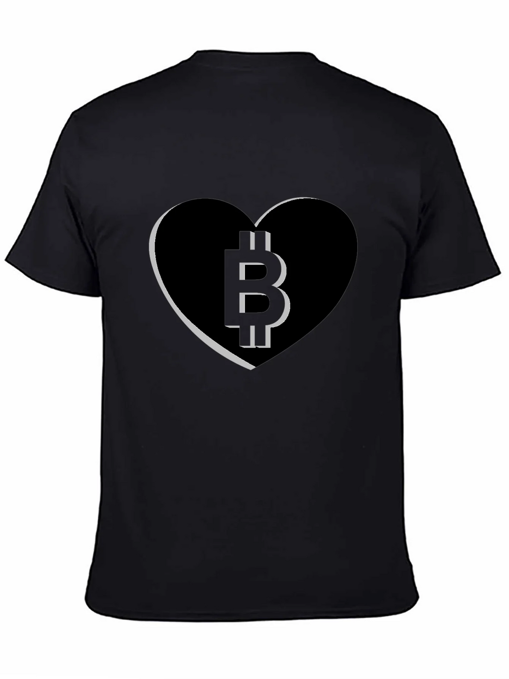 Bitcoin Heart Tee - Crypto Love T-Shirt product image 4