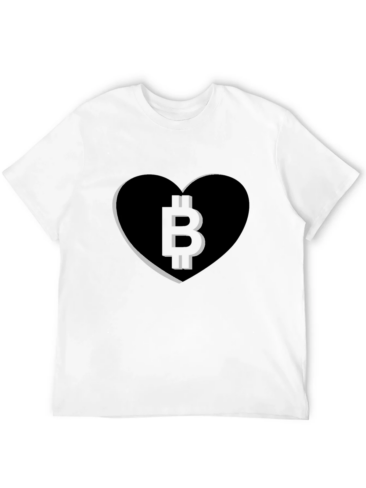 Bitcoin Heart Tee - Crypto Love T-Shirt product image 11