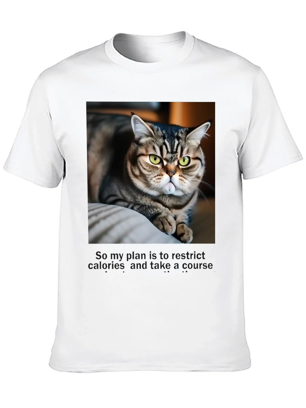Funny Cat Graphic T-Shirt - Unisex Black Tee product image 7