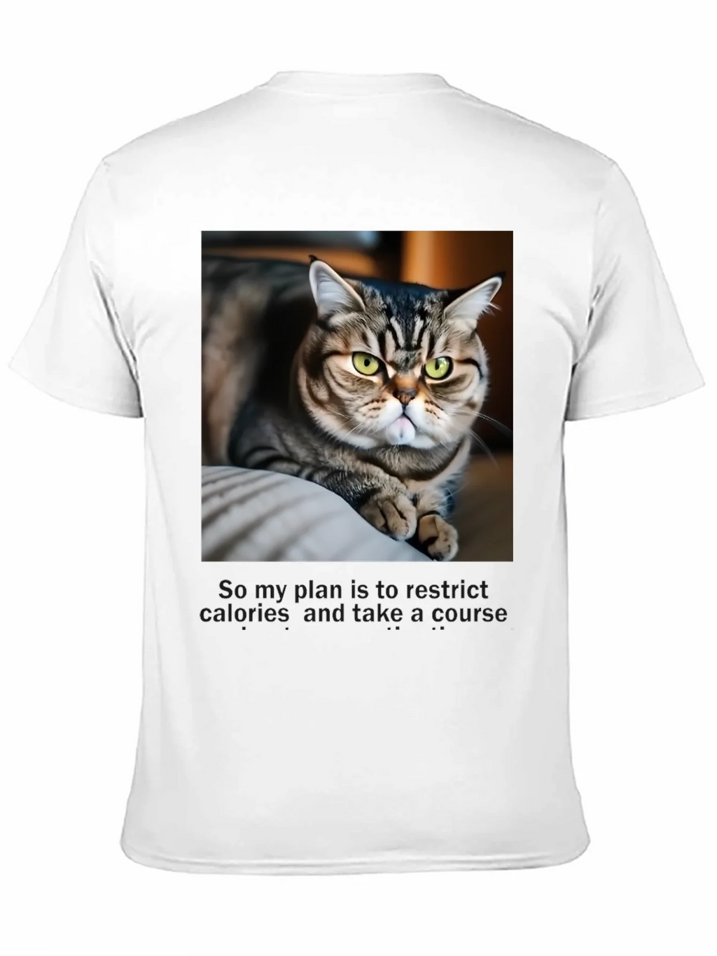 Funny Cat Graphic T-Shirt - Unisex Black Tee product image 8