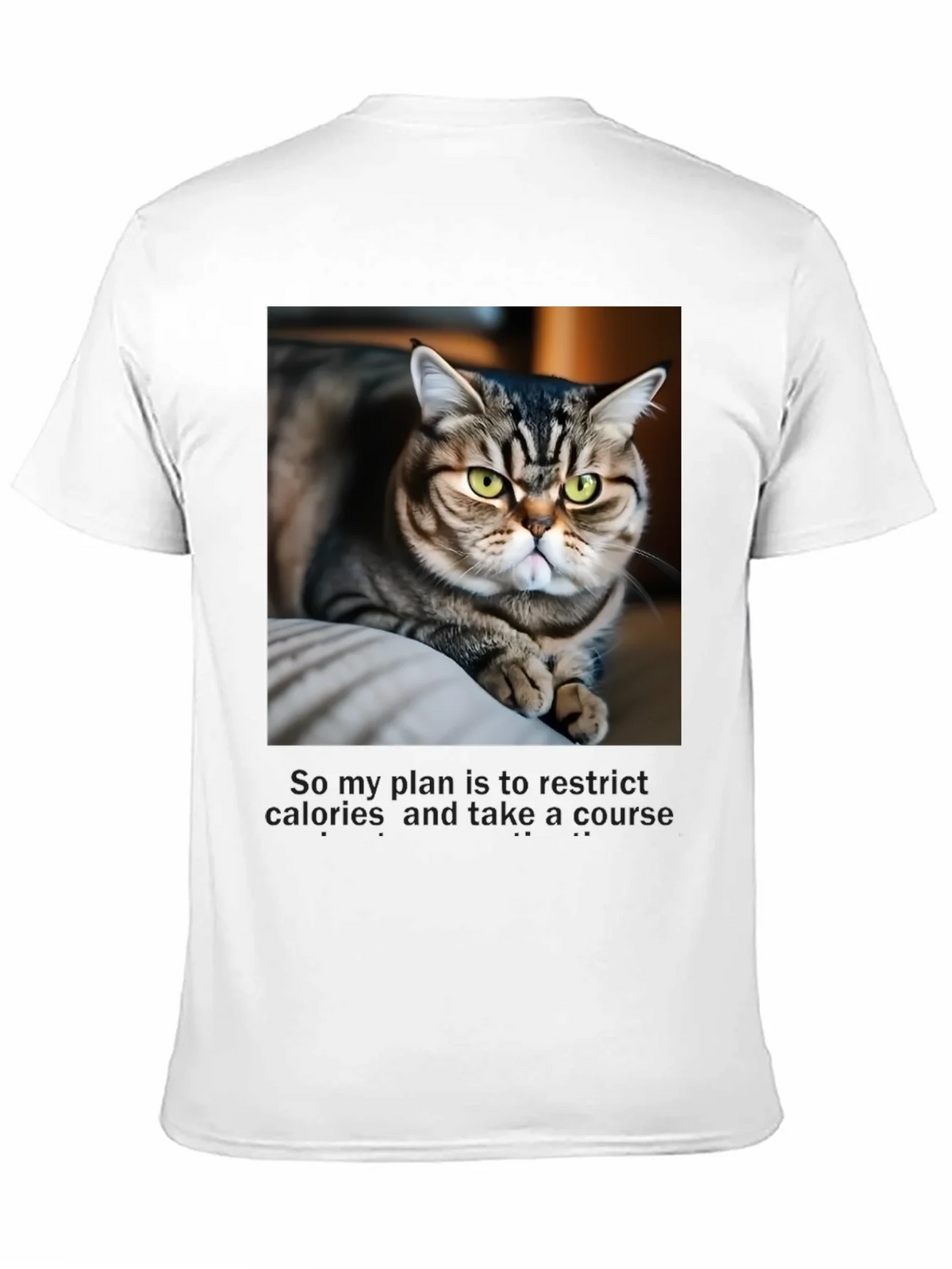 Funny Cat Graphic T-Shirt - Unisex Black Tee product image 8