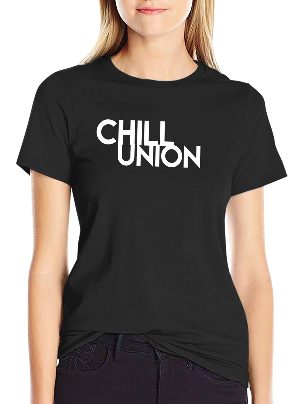 Chill Union Black T-Shirt Casual Style product image 2