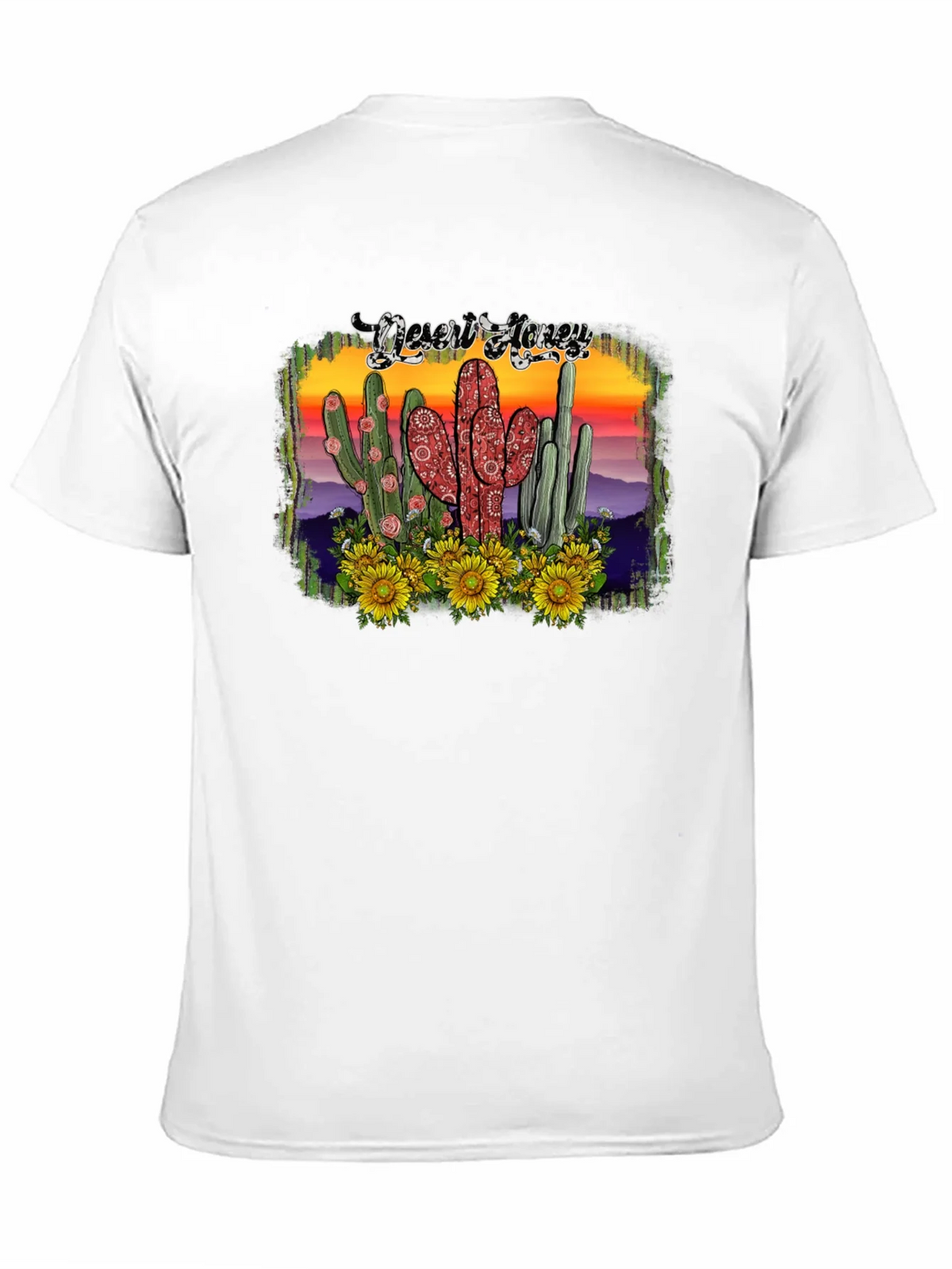Desert Honey Graphic Tee - Cactus & Sunflowers product image 8