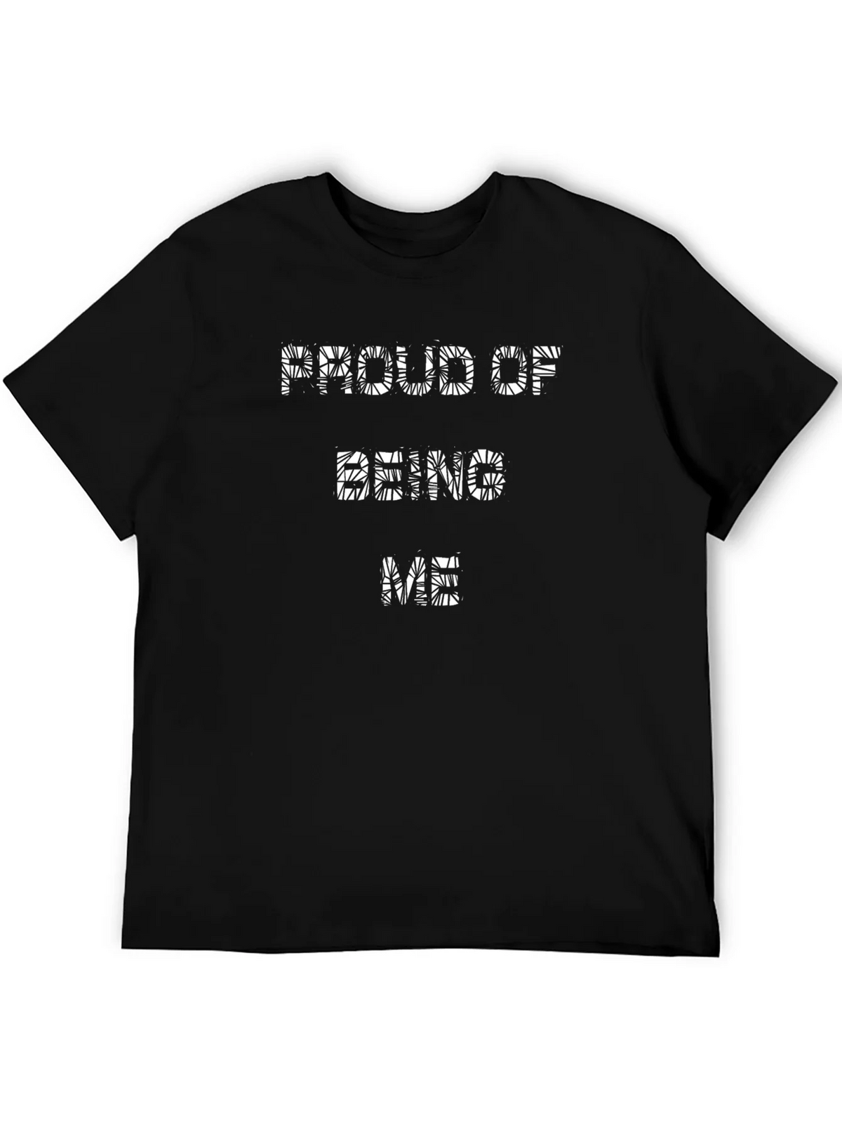 Proud of Being Me Black Tee product image 5