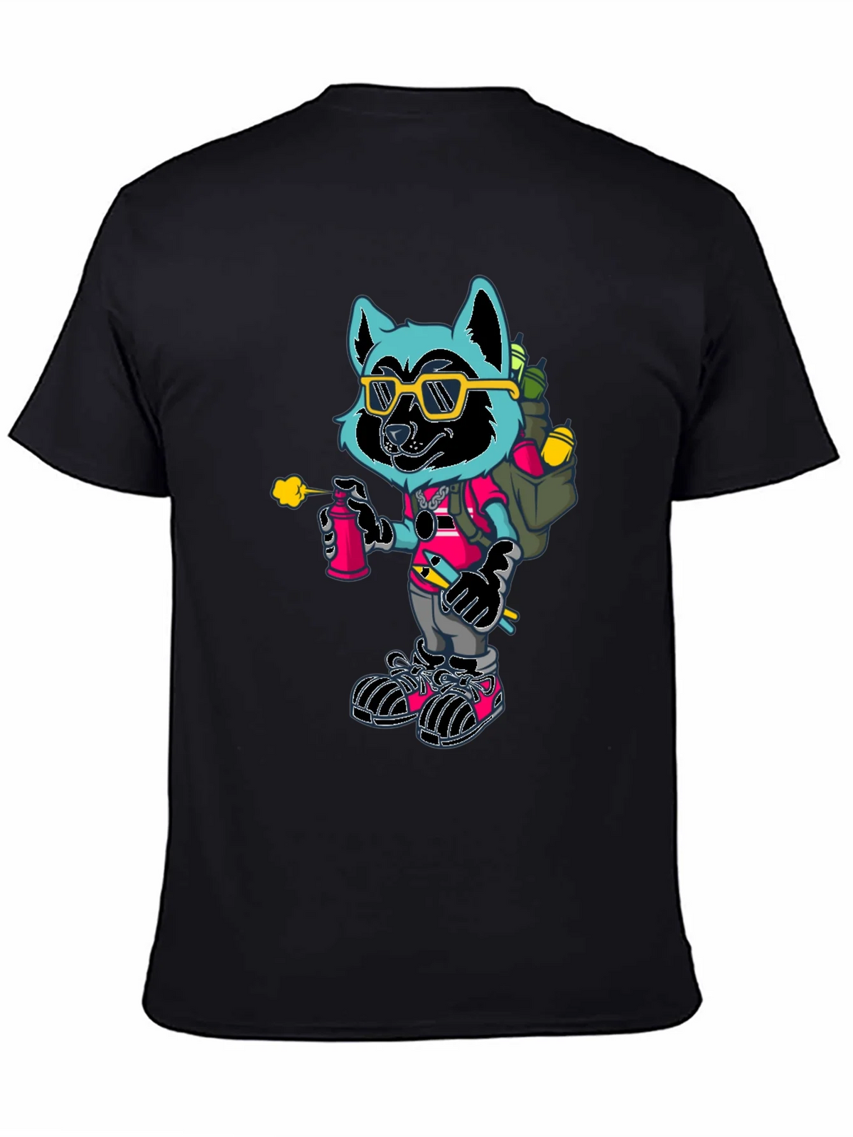 Cool Raccoon Graphic Tee product image 4