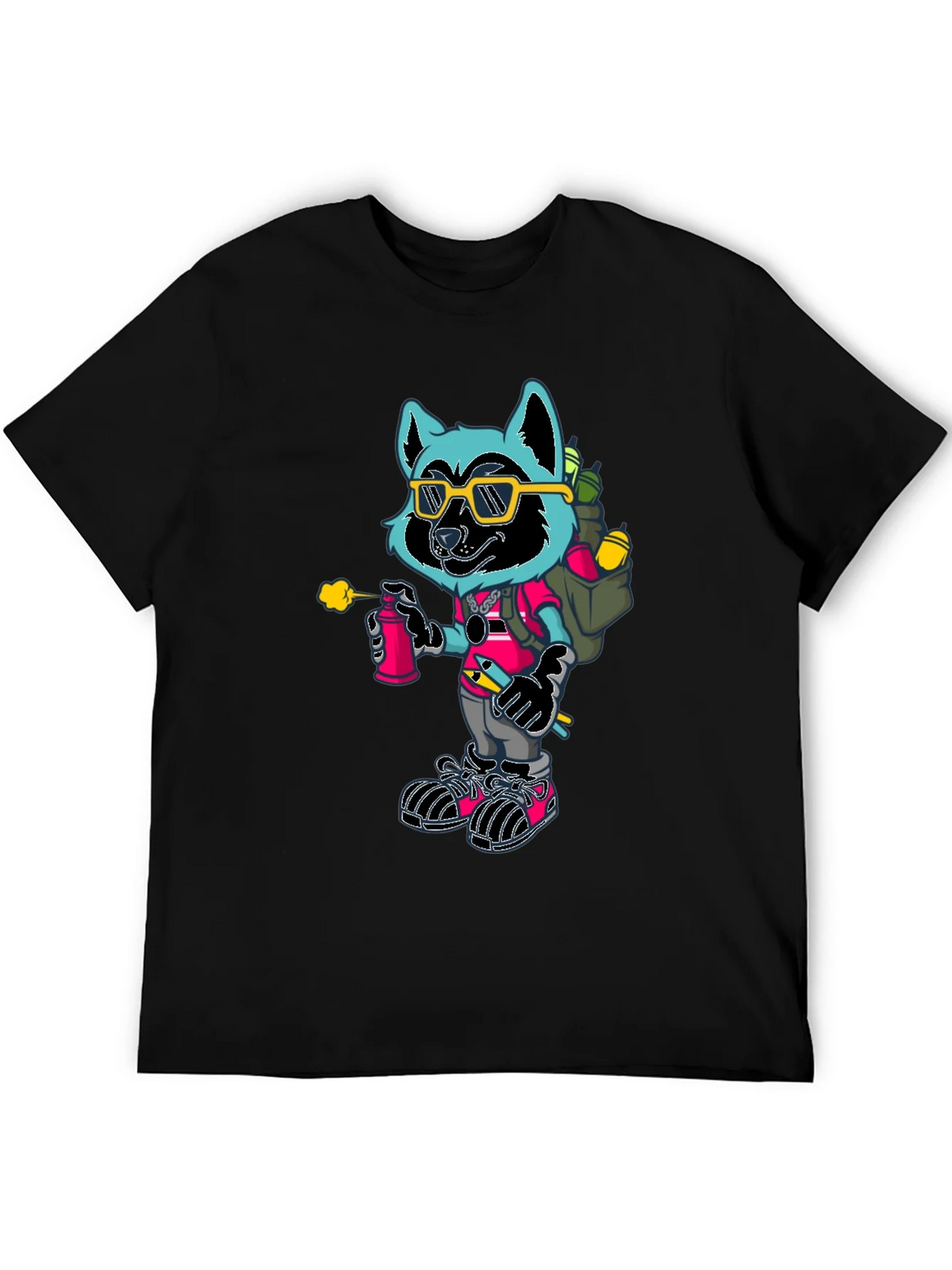 Cool Raccoon Graphic Tee product image 5