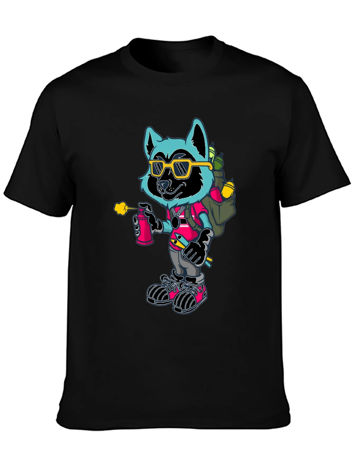 Cool Raccoon Graphic Tee product image 3