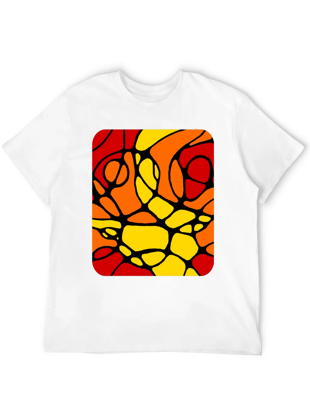 Abstract Color Block Graphic Tee product image 9