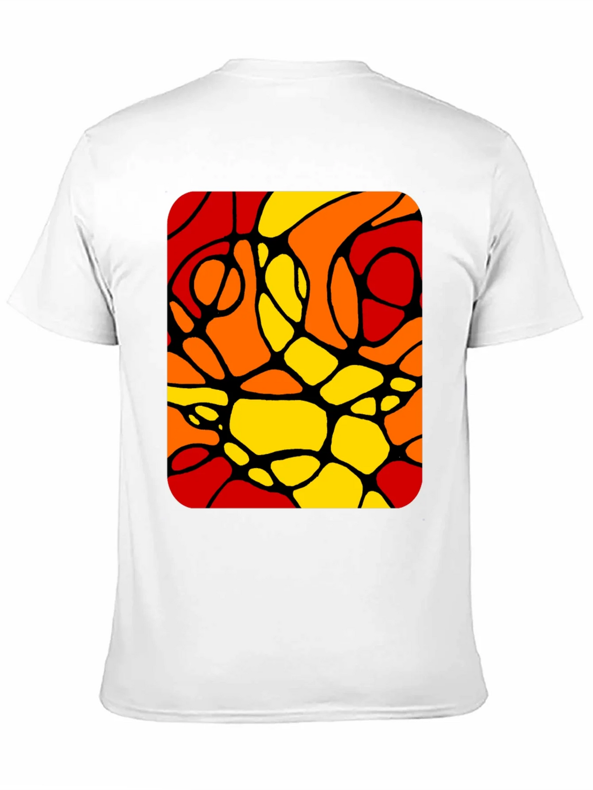 Abstract Color Block Graphic Tee product image 8