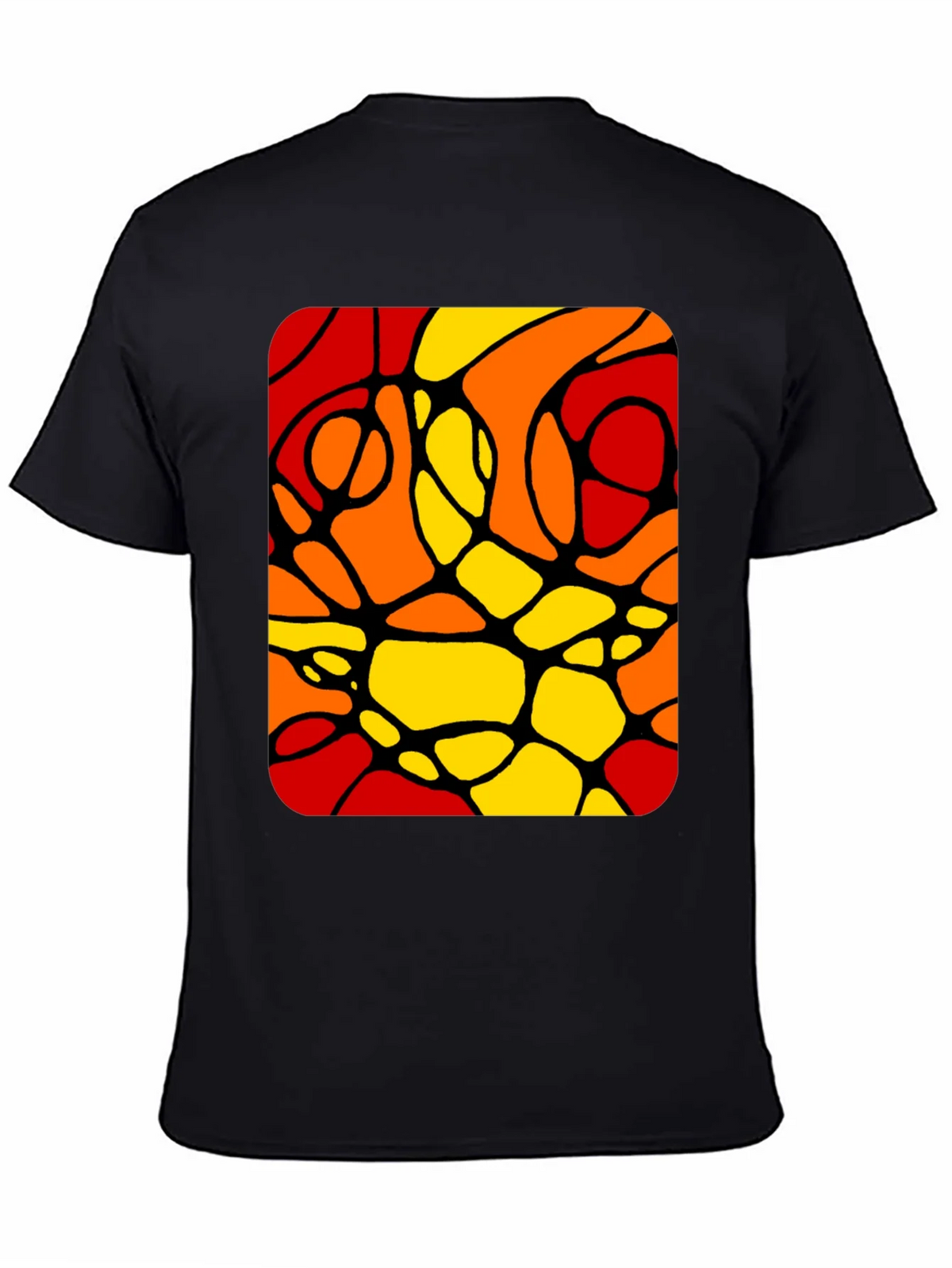 Abstract Color Block Graphic Tee product image 2