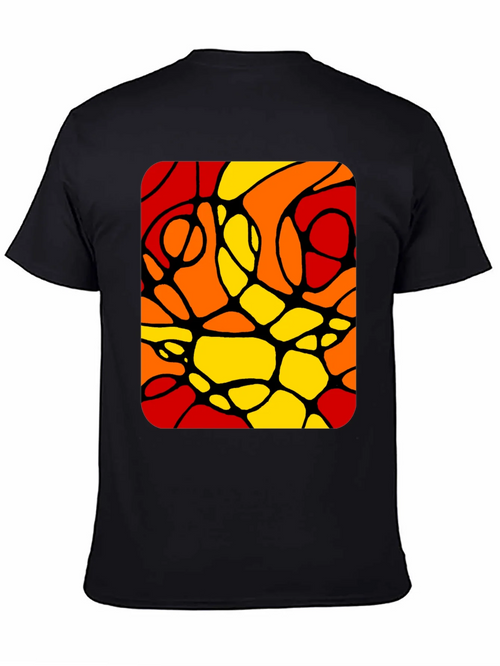 Abstract Color Block Graphic Tee product image 2