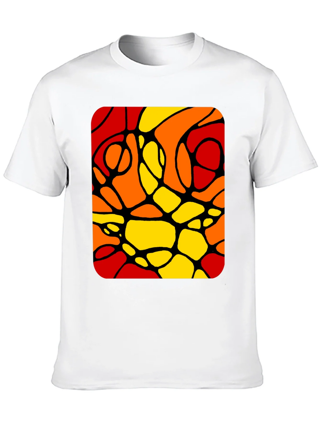 Abstract Color Block Graphic Tee product image 7