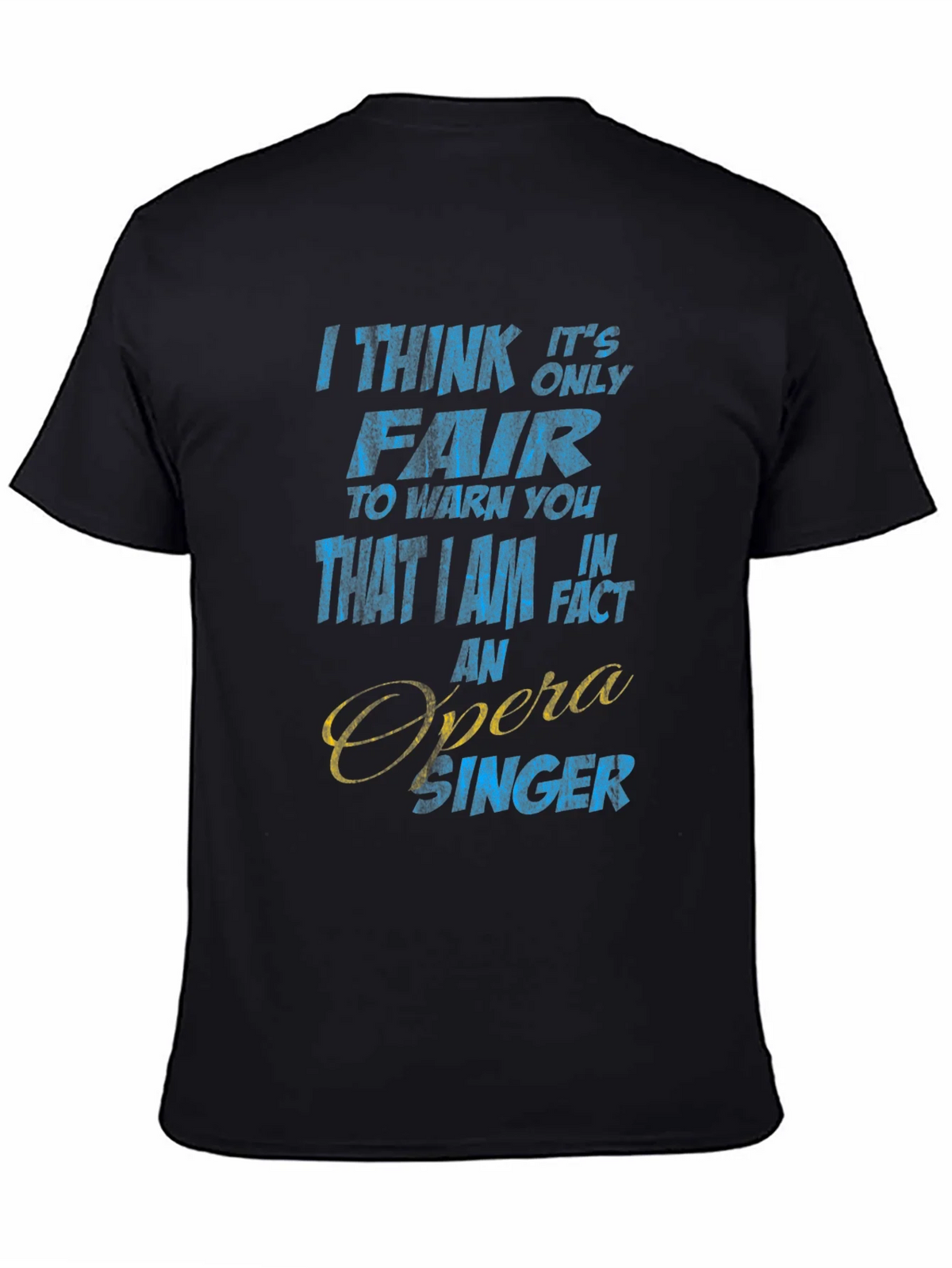 Opera Singer Novelty T-Shirt product image 4