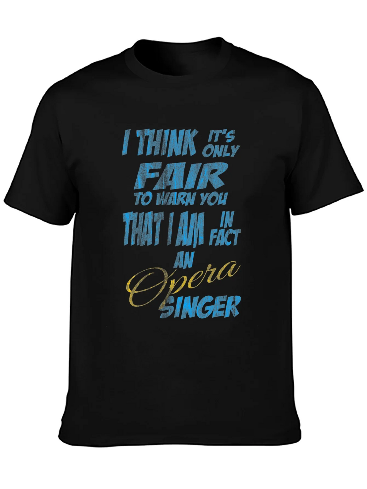 Opera Singer Novelty T-Shirt product image 3