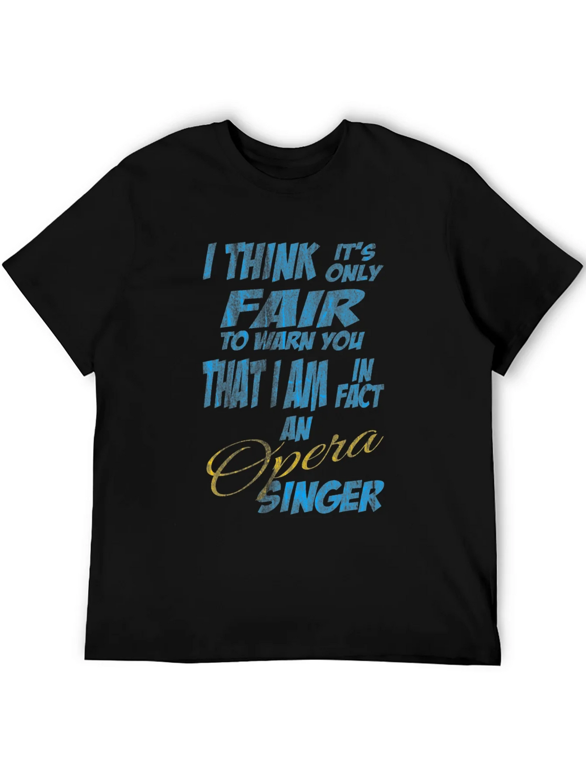 Opera Singer Novelty T-Shirt product image 5