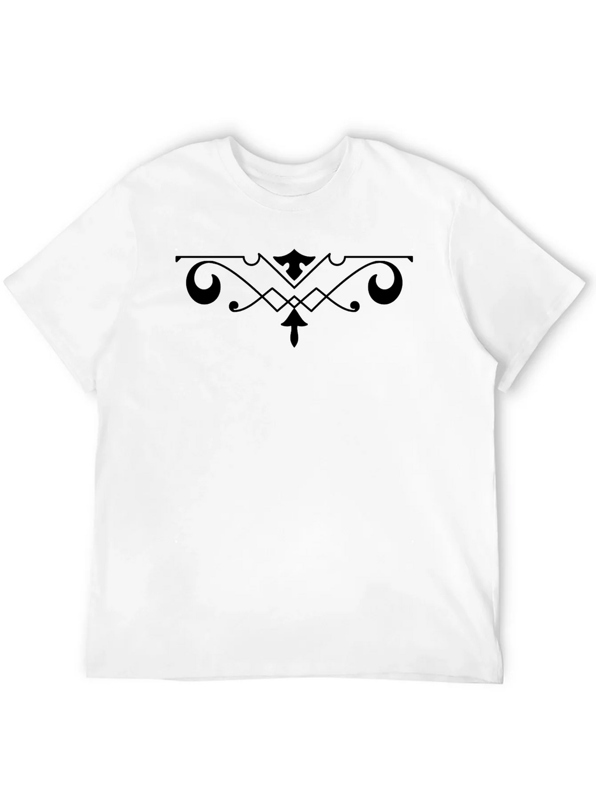 Elegant Black Tee with Ornamental Design product image 11