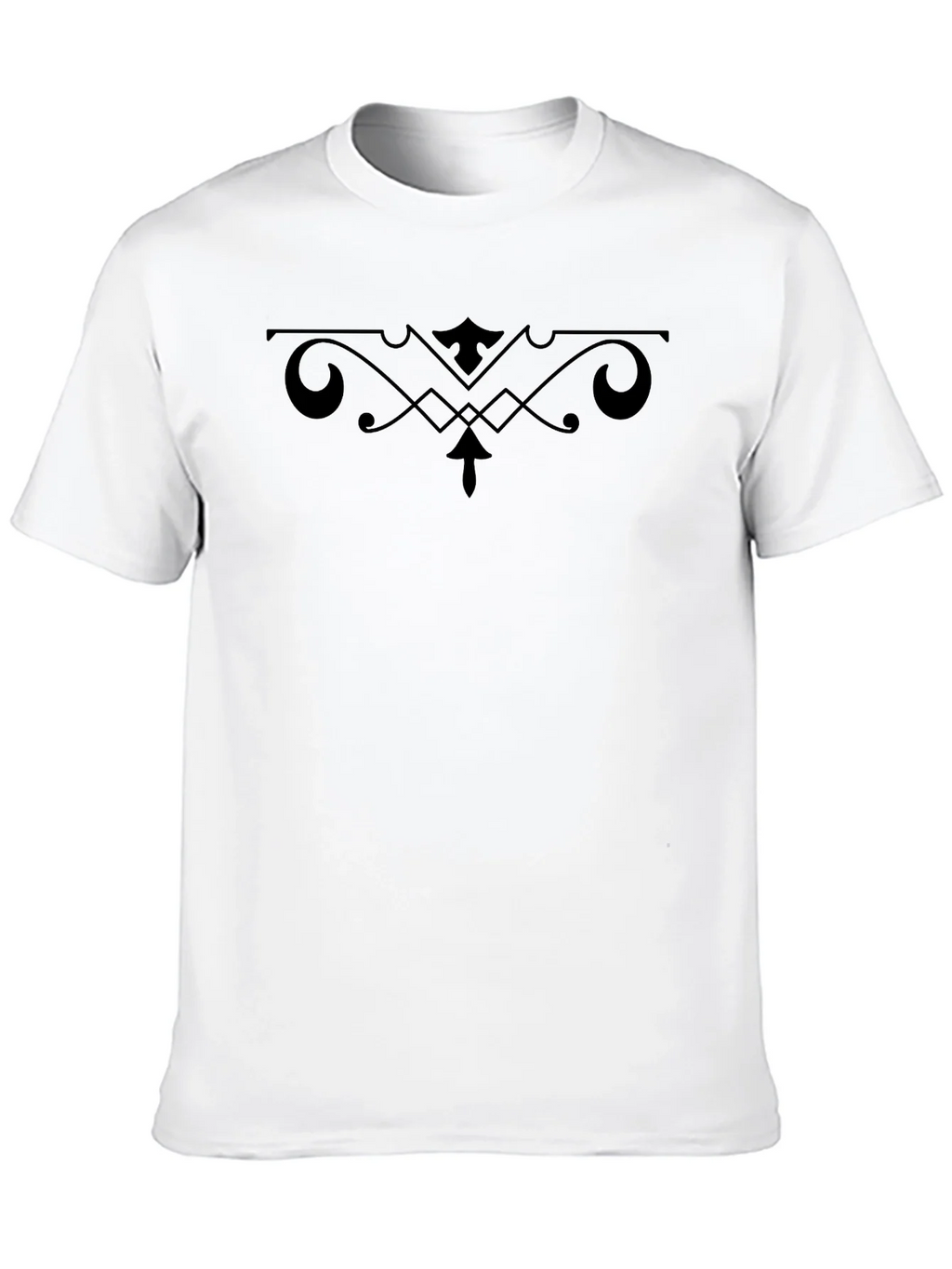 Elegant Black Tee with Ornamental Design product image 9