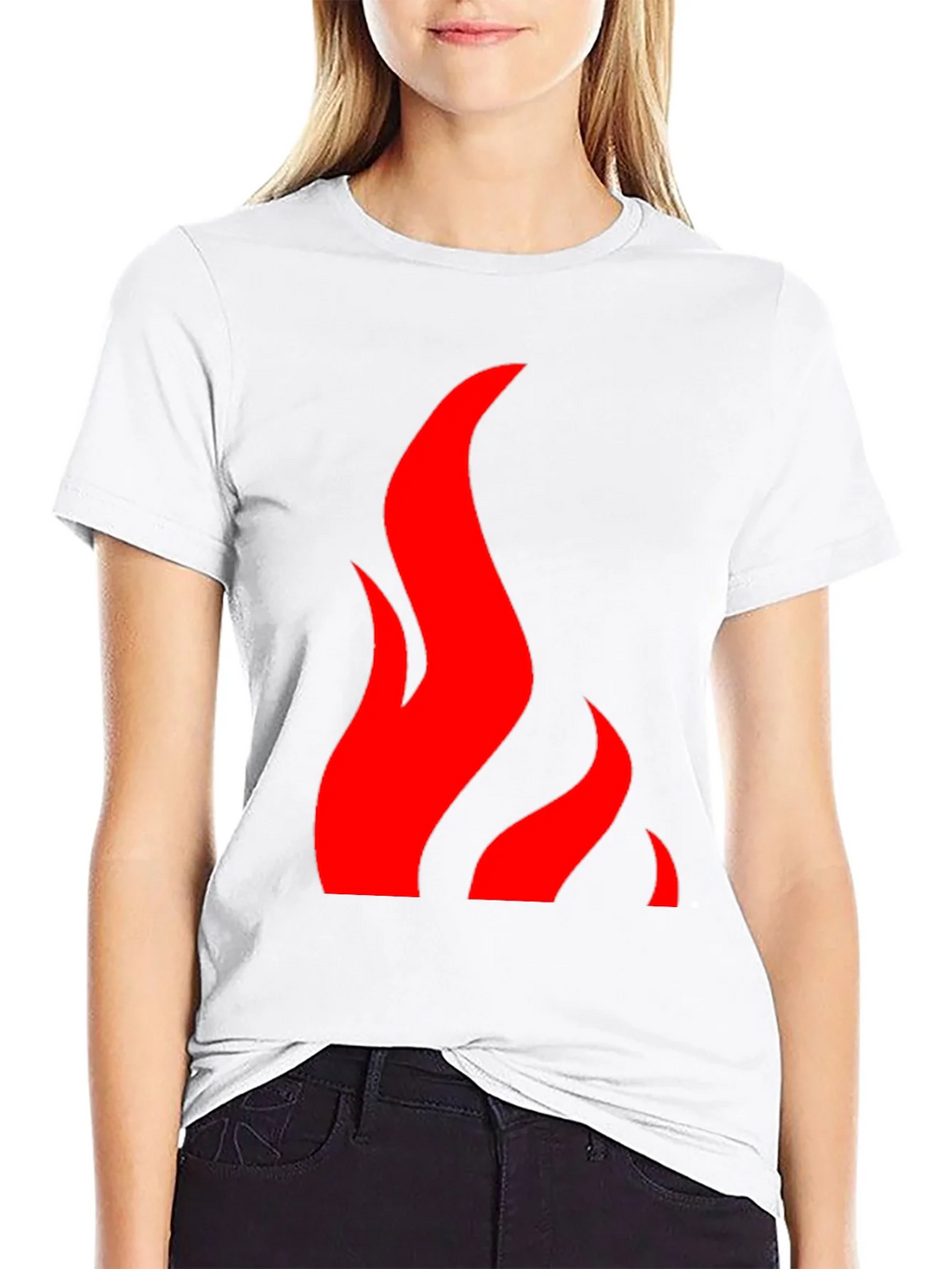 Flame Graphic Black Tee - Bold & Stylish product image 8