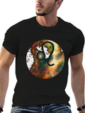 Leo Zodiac Sign Galaxy T-Shirt product image 1