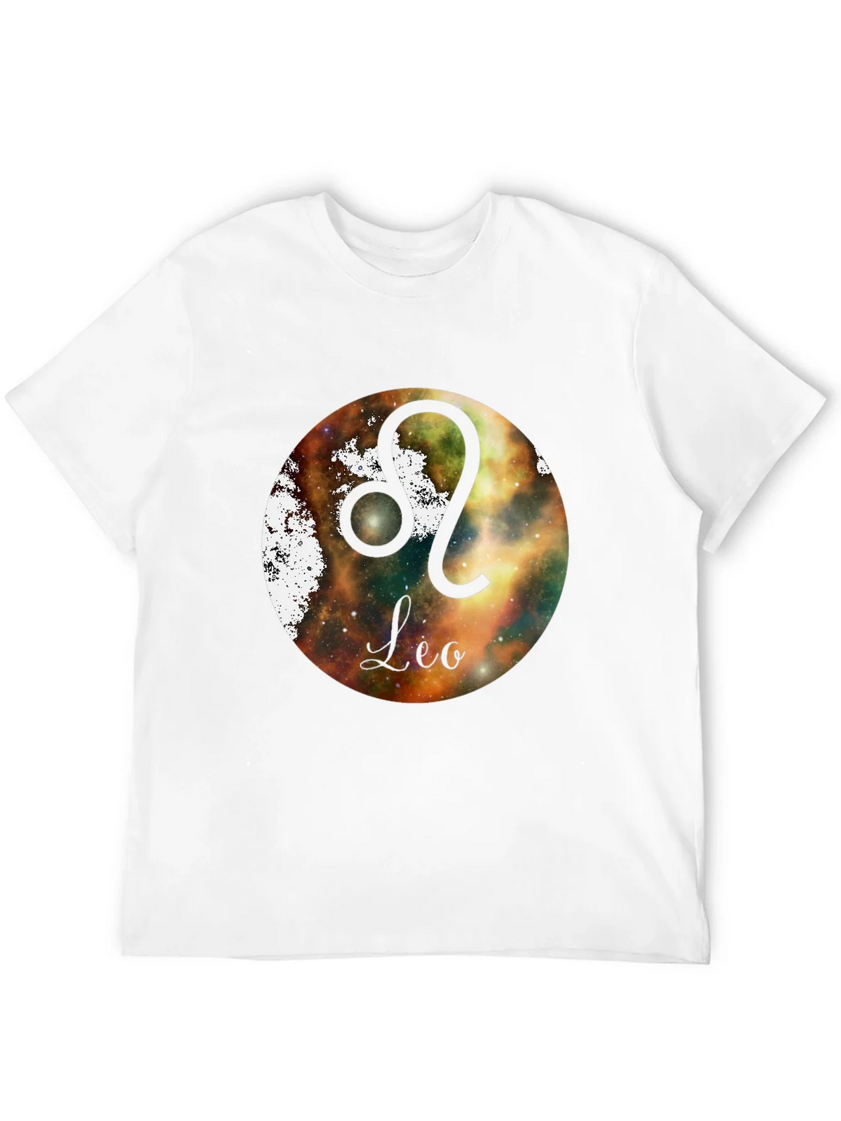 Leo Zodiac Sign Galaxy T-Shirt product image 3
